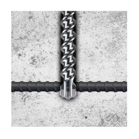 Lackmond Beast Masonry Drill, 716 in, 12 Overall Length, 10 Cutting Depth, 4 Flutes, Spiral Flute, 10 Flu SDSPLUS471610